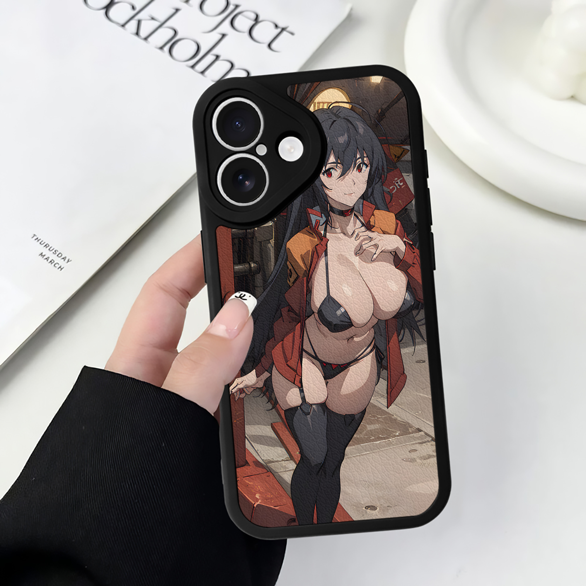 EVA 新世紀エヴァンゲリオン 【iPhone 16シリーズ対応】シリコンスマホケース（レザー調） 材質：シリコン